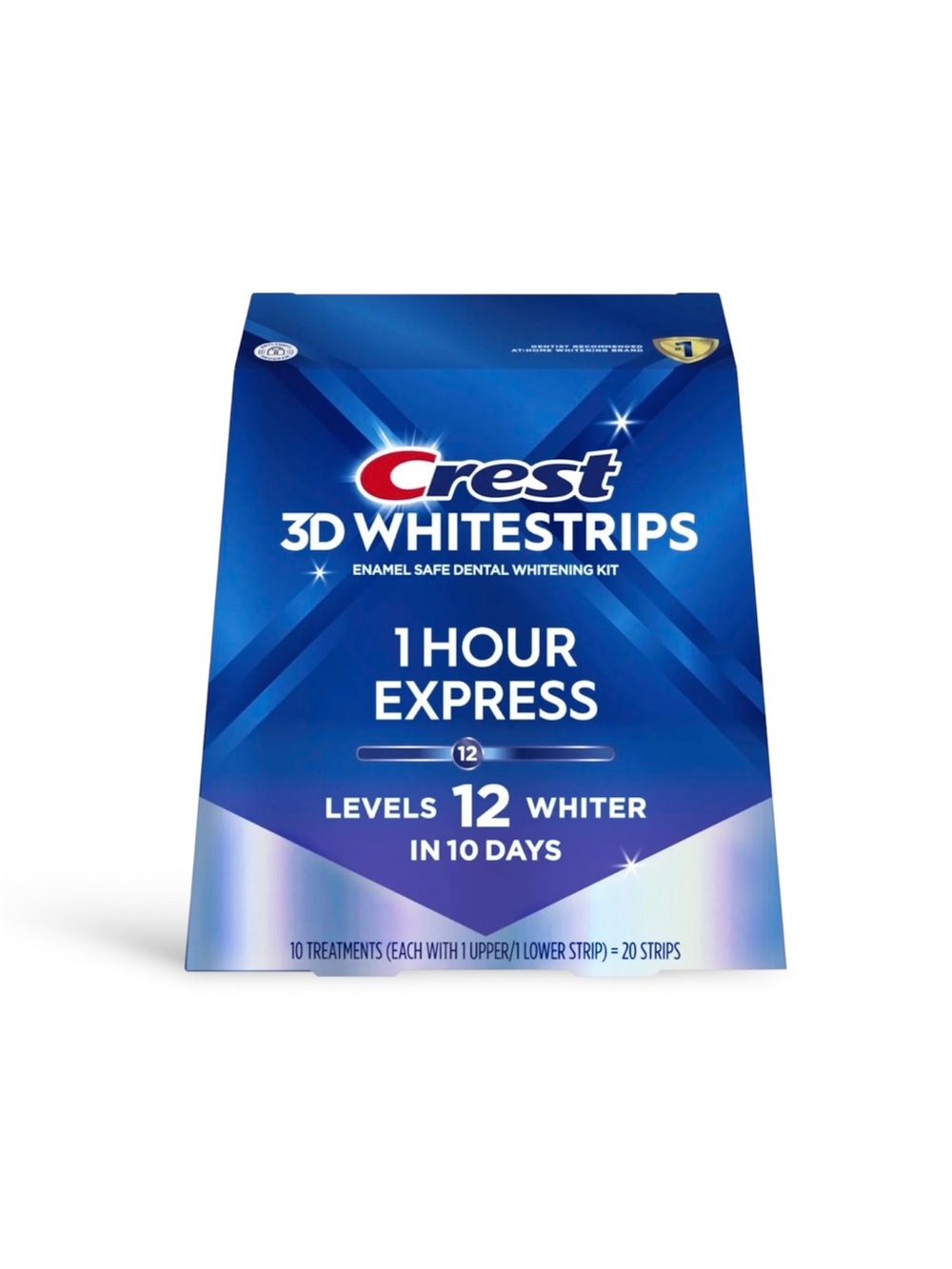 Crest 3D Whitestrips 1-Hour Express Whitening Strips NWT